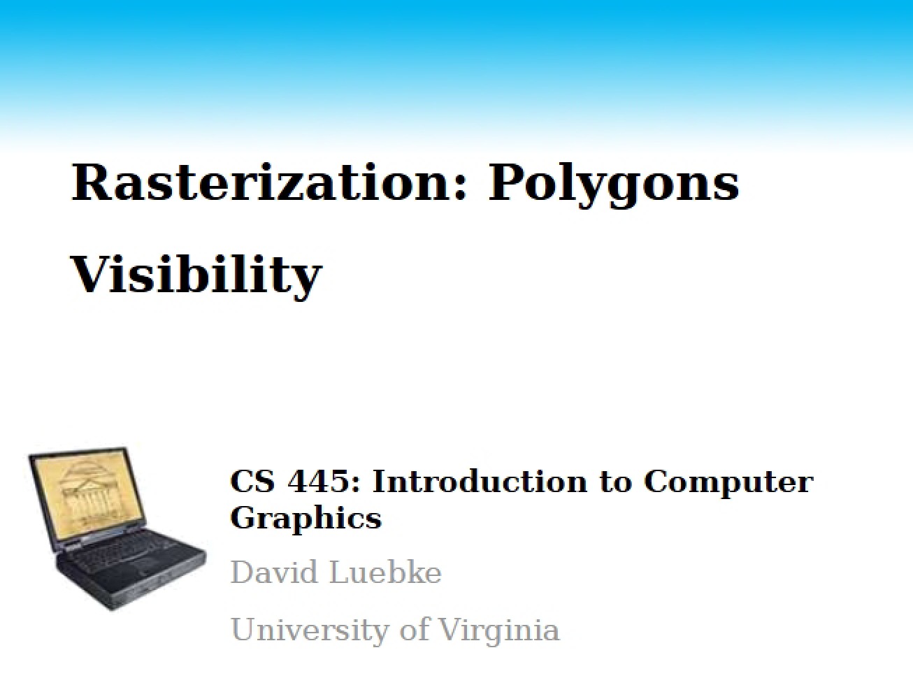 Polygon Visibility in Rasterization