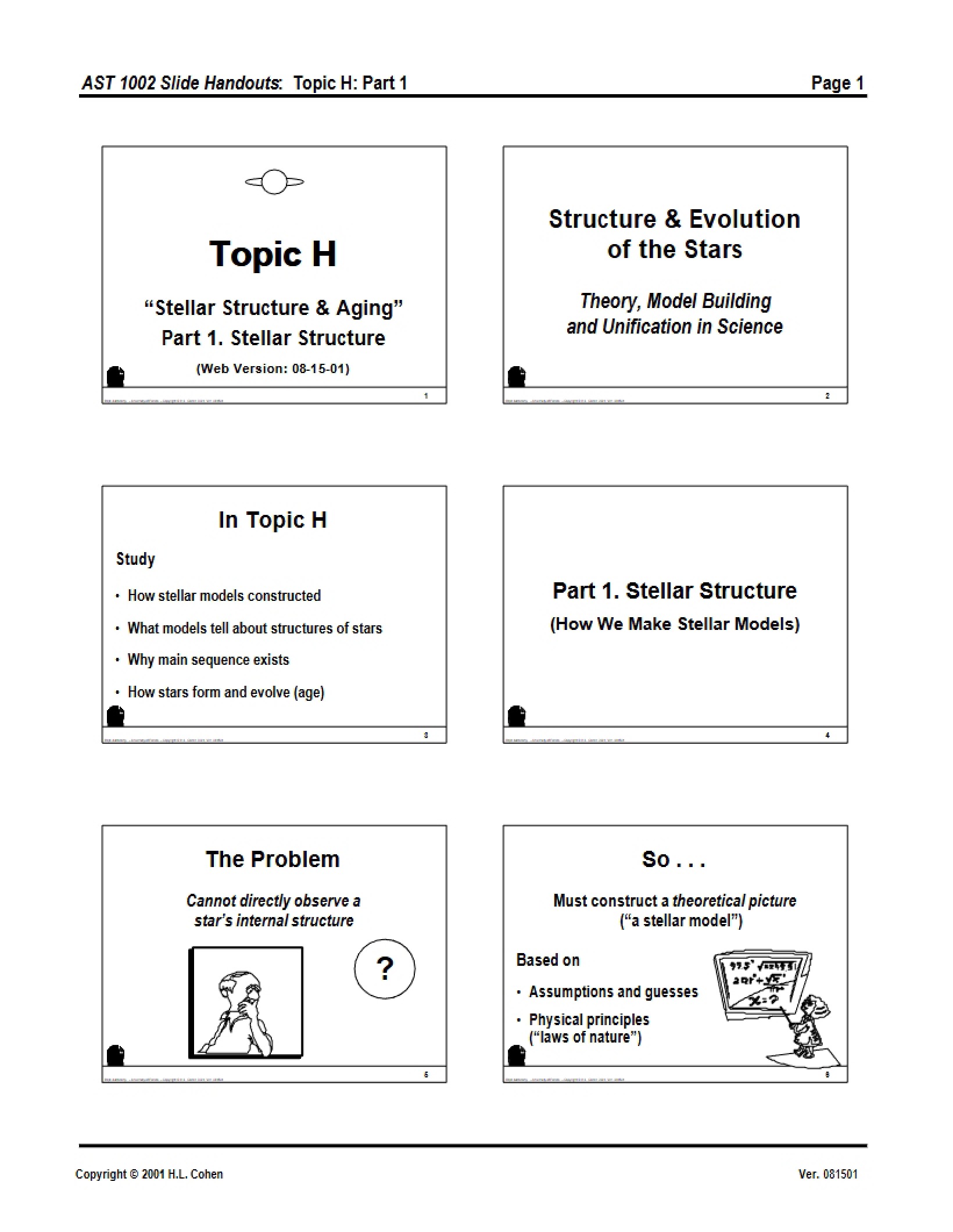 Star Evolution and Structure