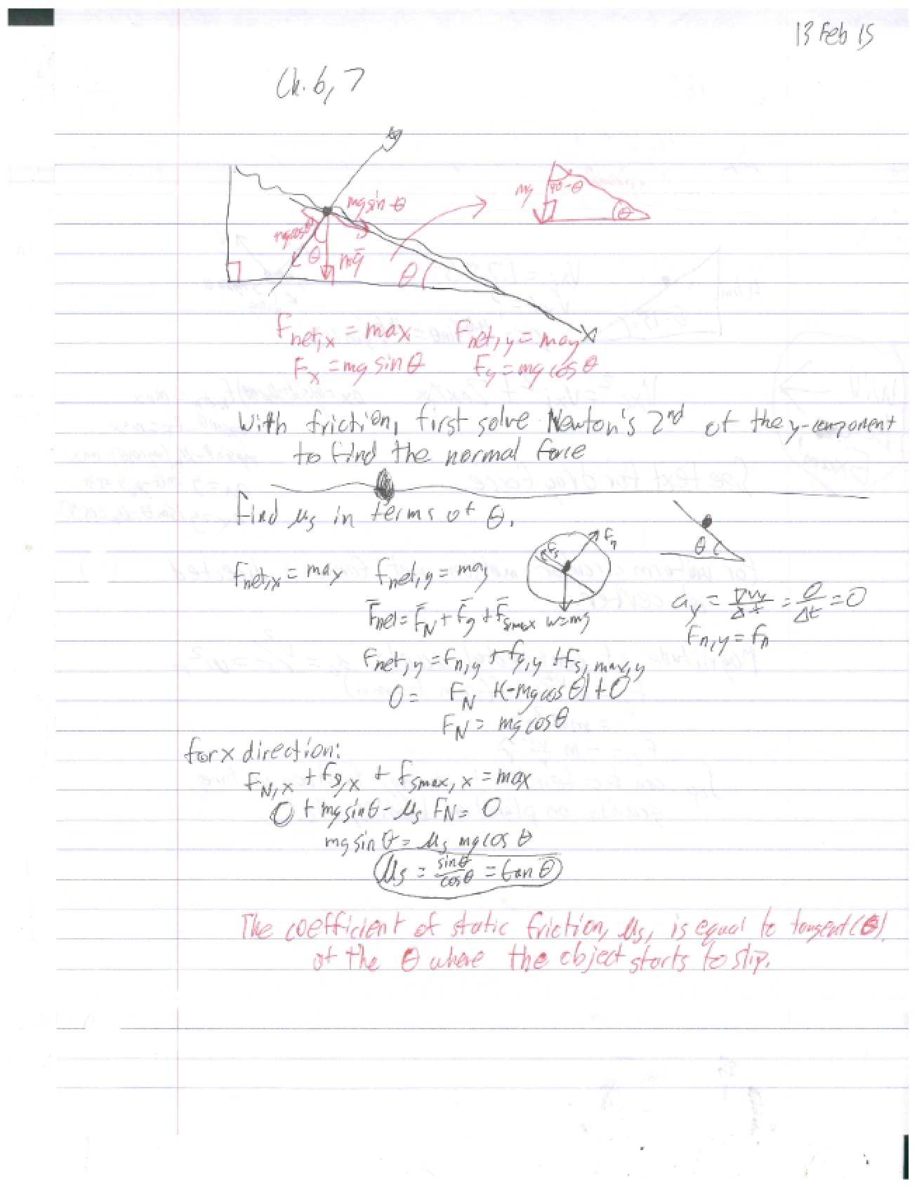 Class Notes Part Ten