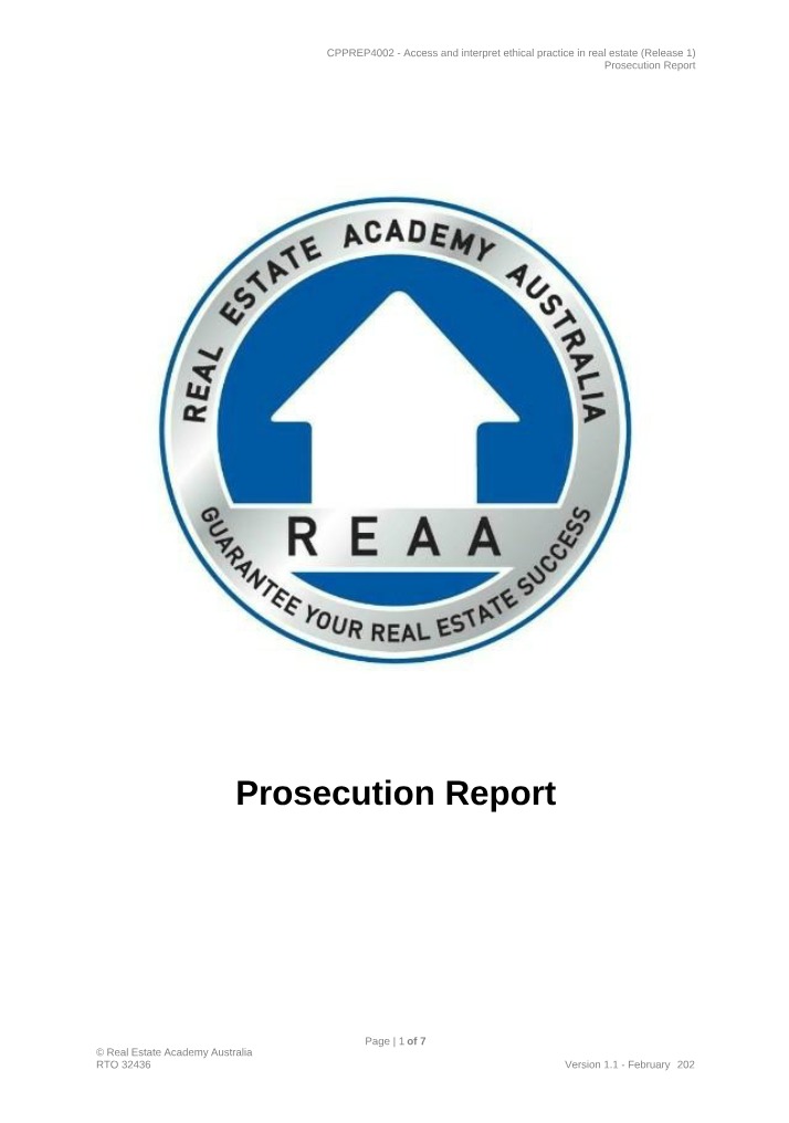 Prosecution Report File 7