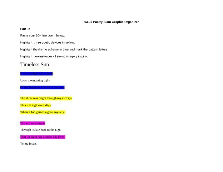 Poetry Slam Graphic Organizer 03.05