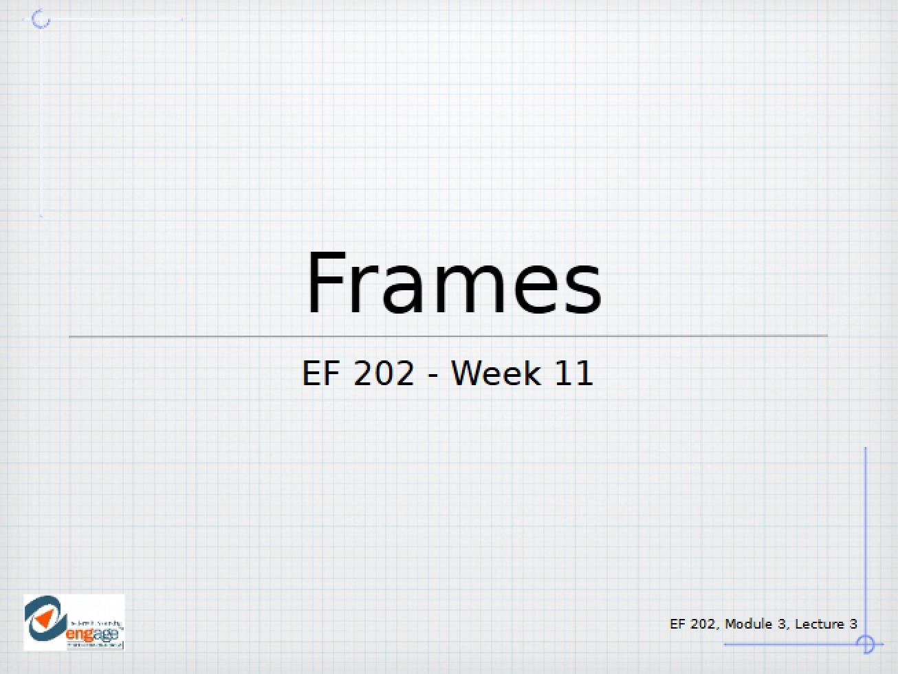 Lecture Notes on Frames