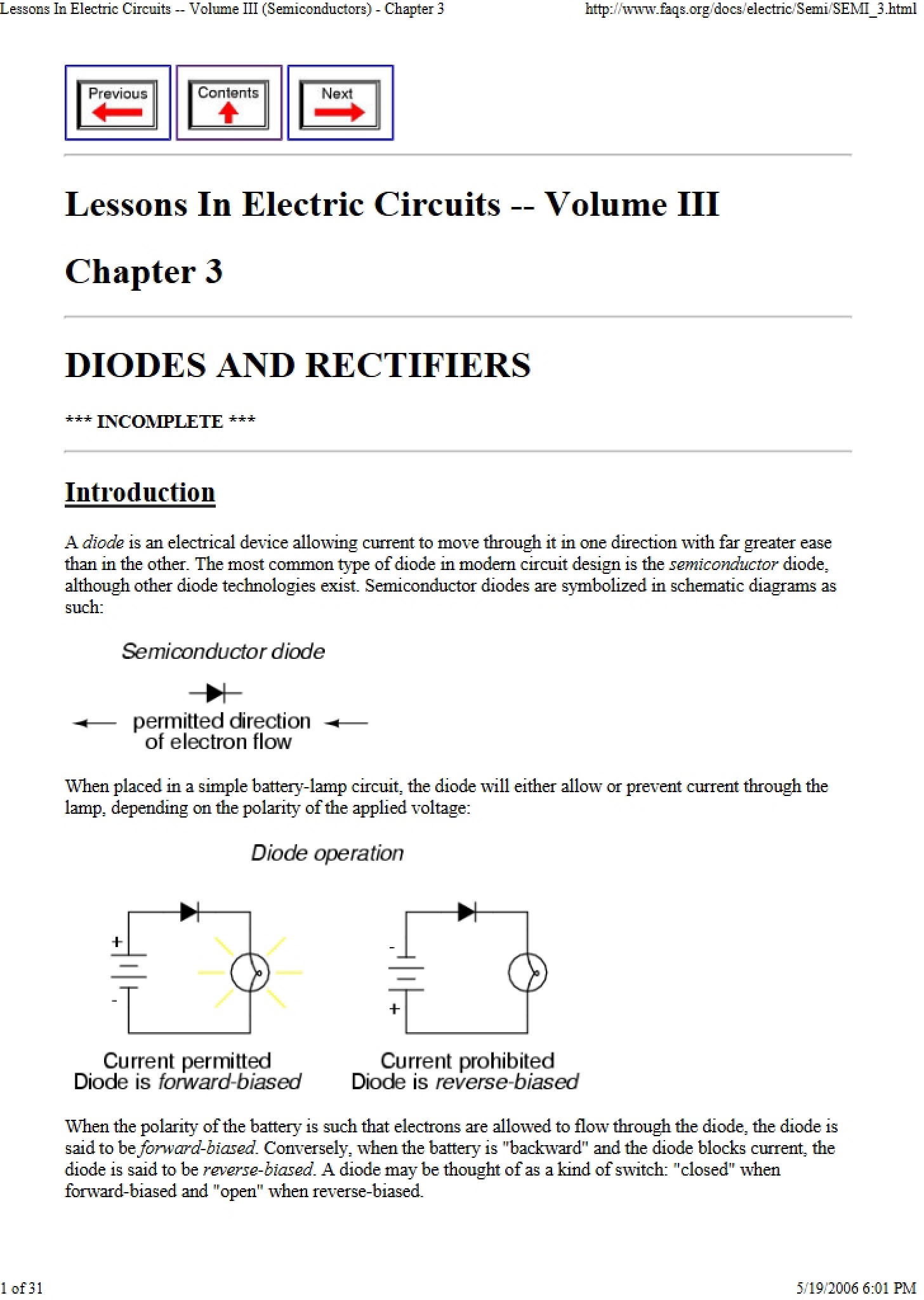 Circuits Electric Lessons