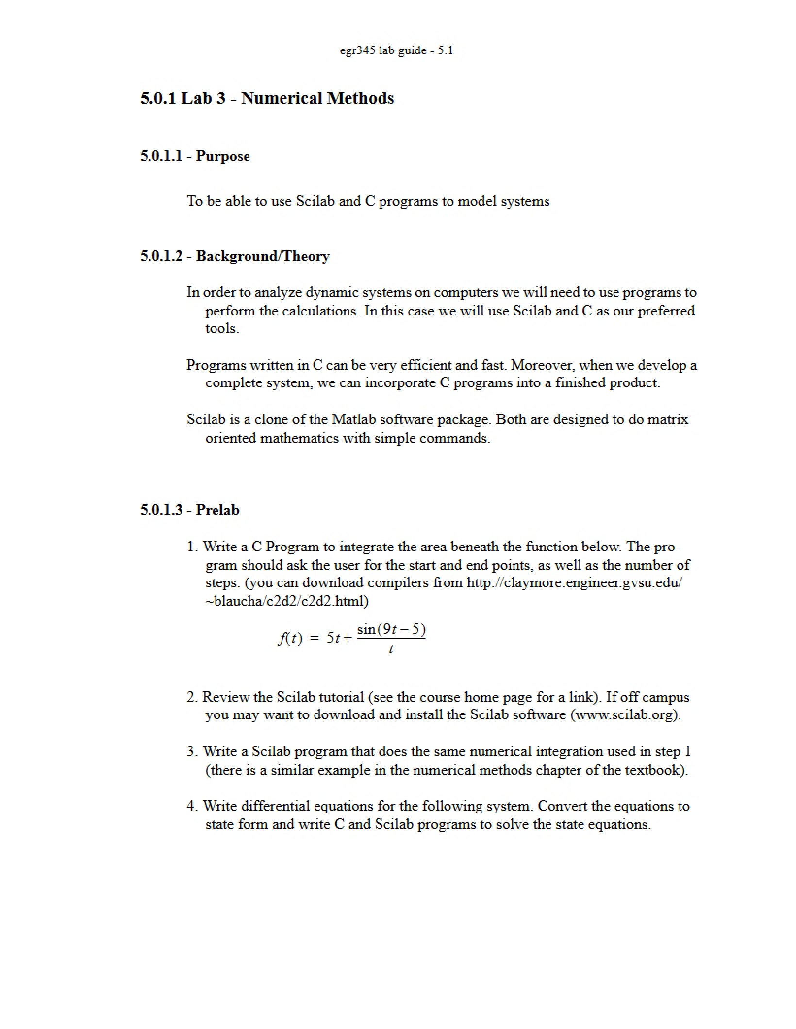 Numerical Methods (Lab 3)