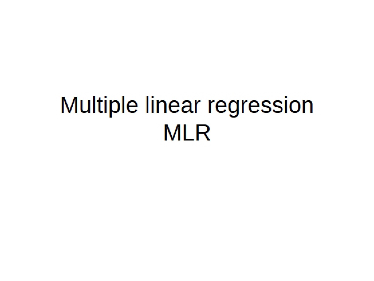 Linear Regression with Multiple Variables