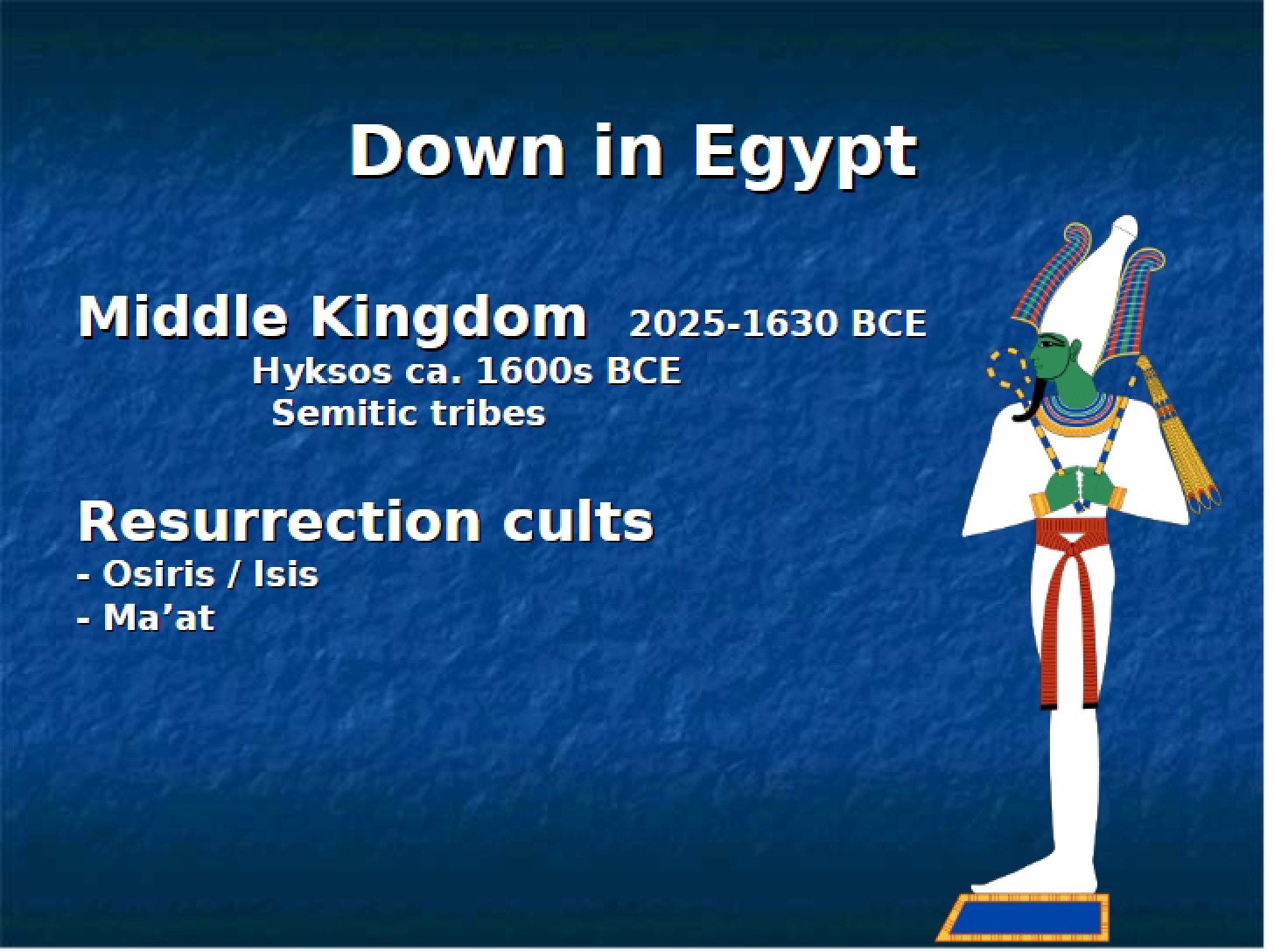 Life Down in Egypt
