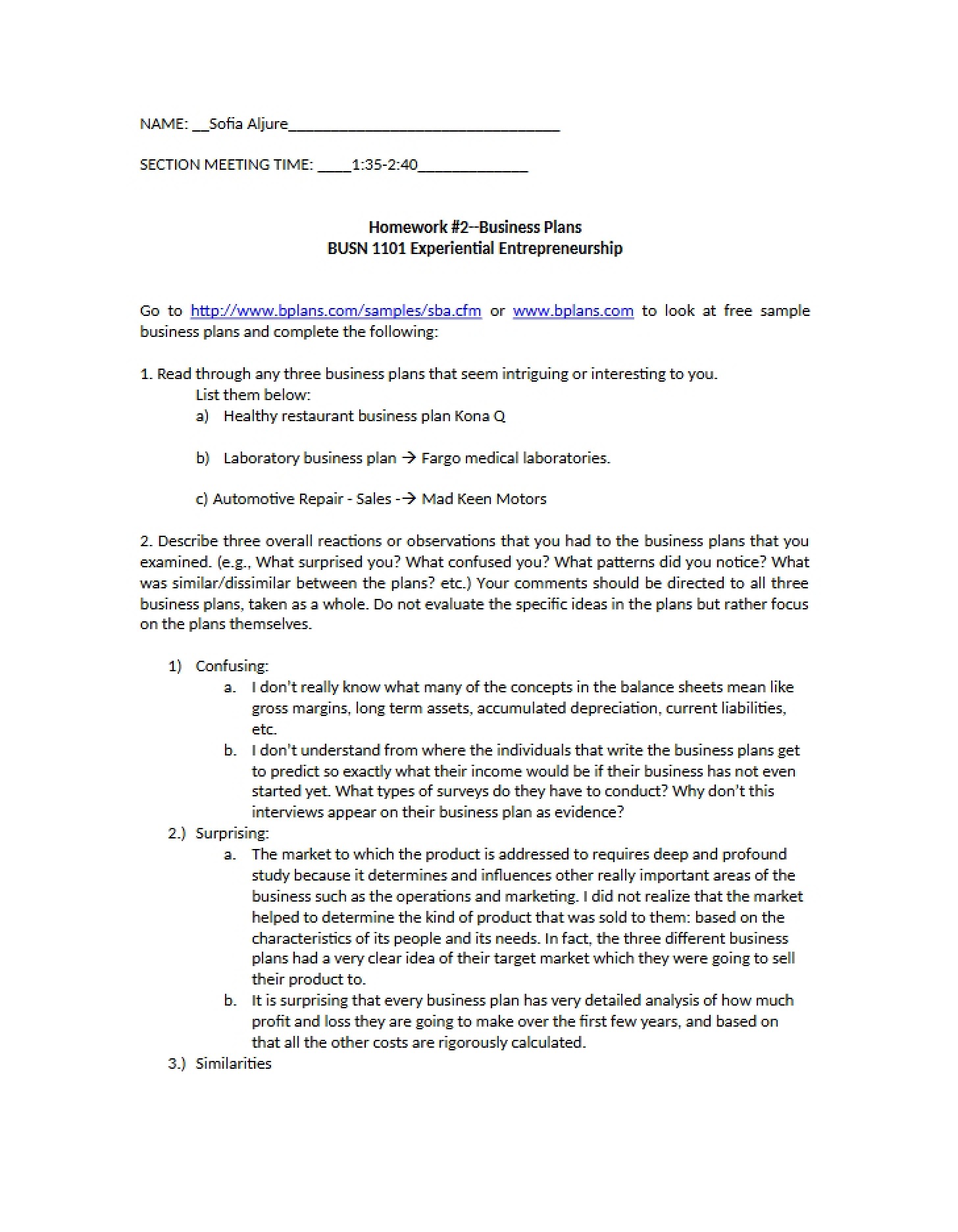 Second Homework Assignment