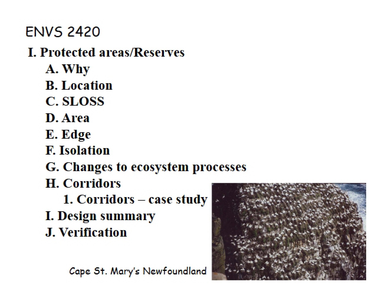Conservation Reserves