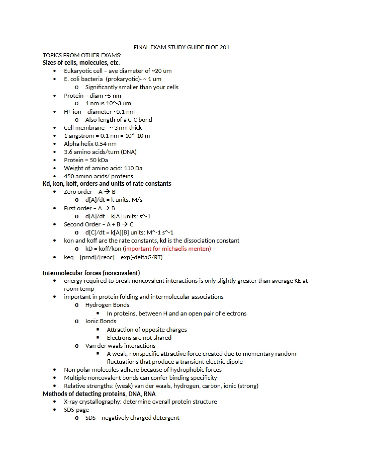 Final Test Study Guide
