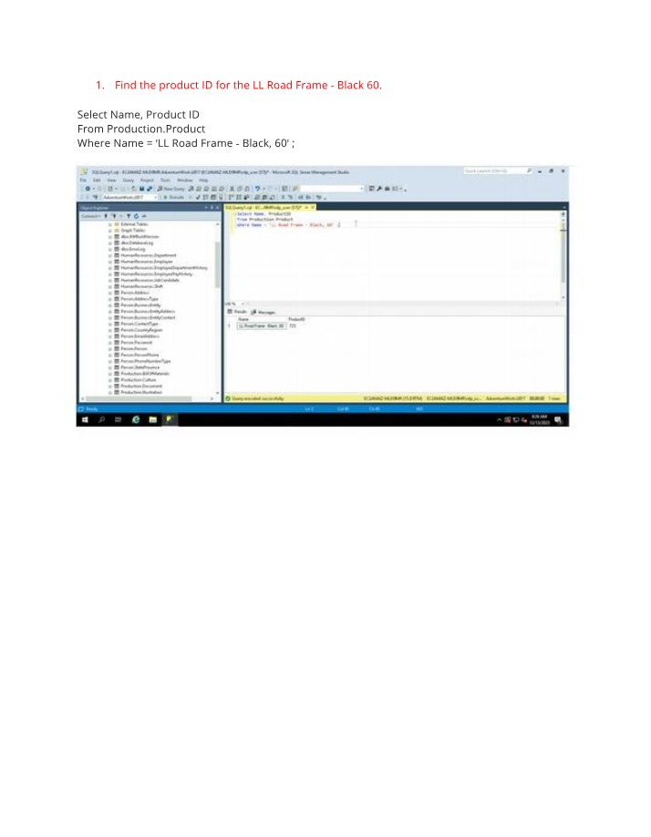 Writing Queries to Retrieve Data