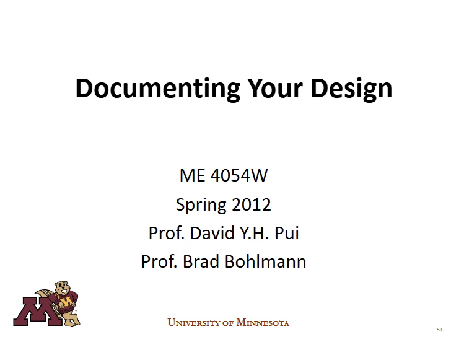 Documenting Designs