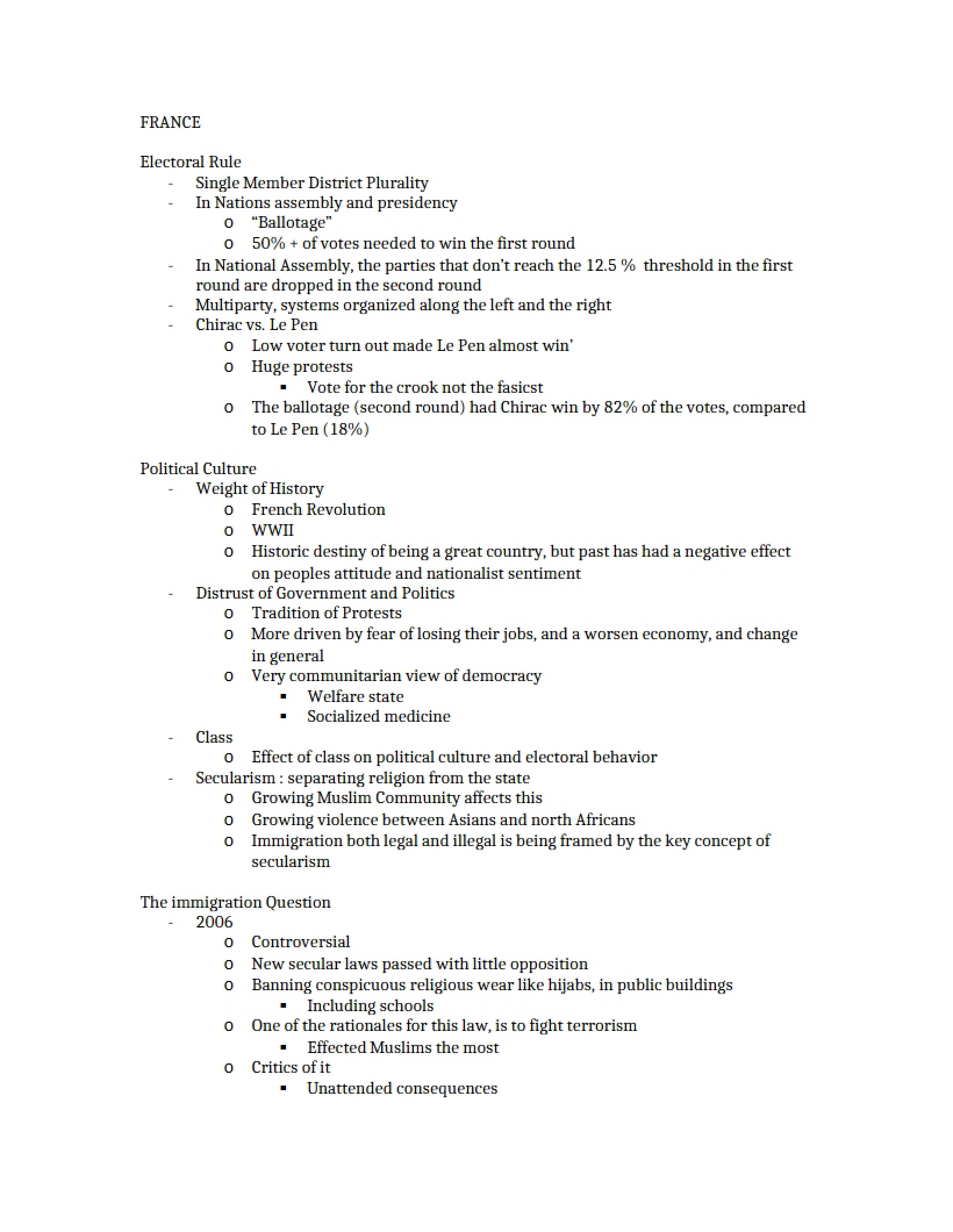 France Case Study