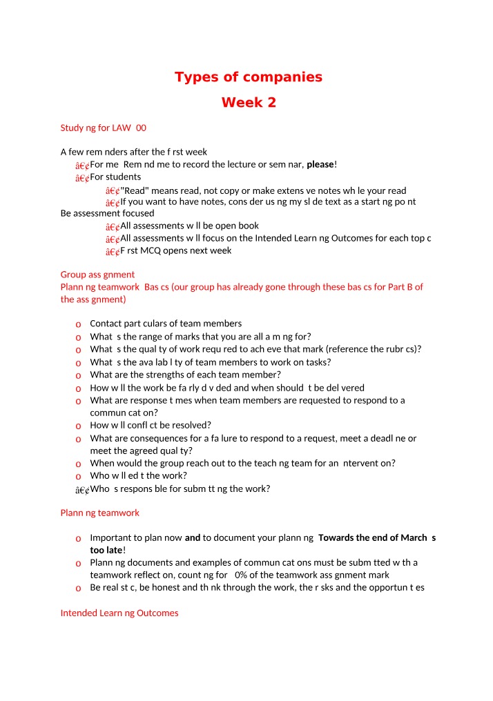 Different Types of Companies and Business Forms