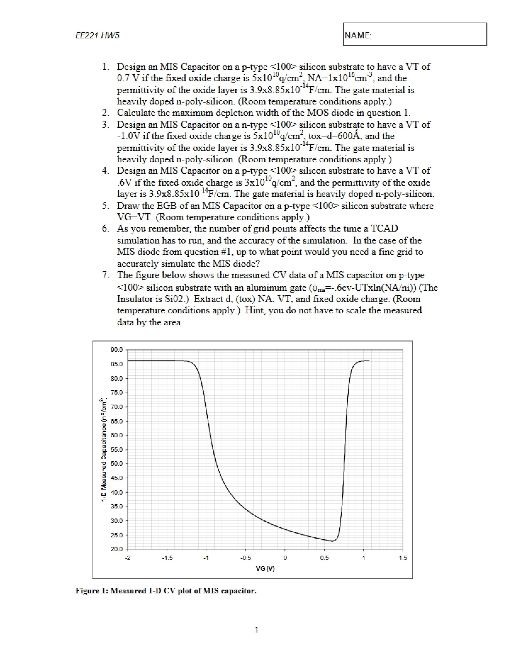 Fifth Homework
