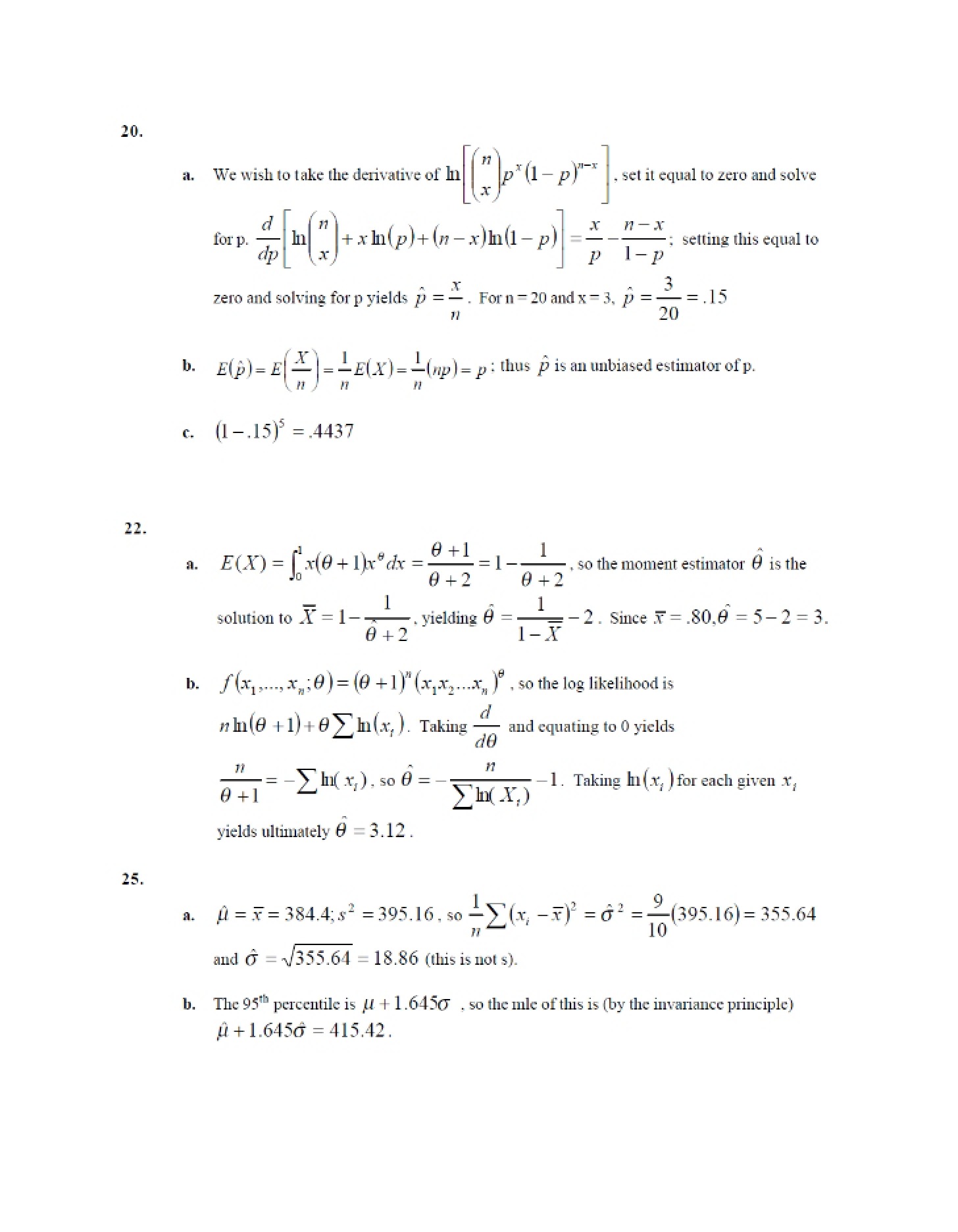 Solutions for H8