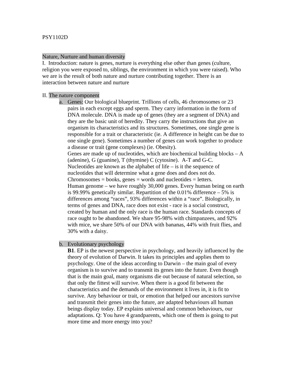 PSY1102 Applications Introduction Part B
