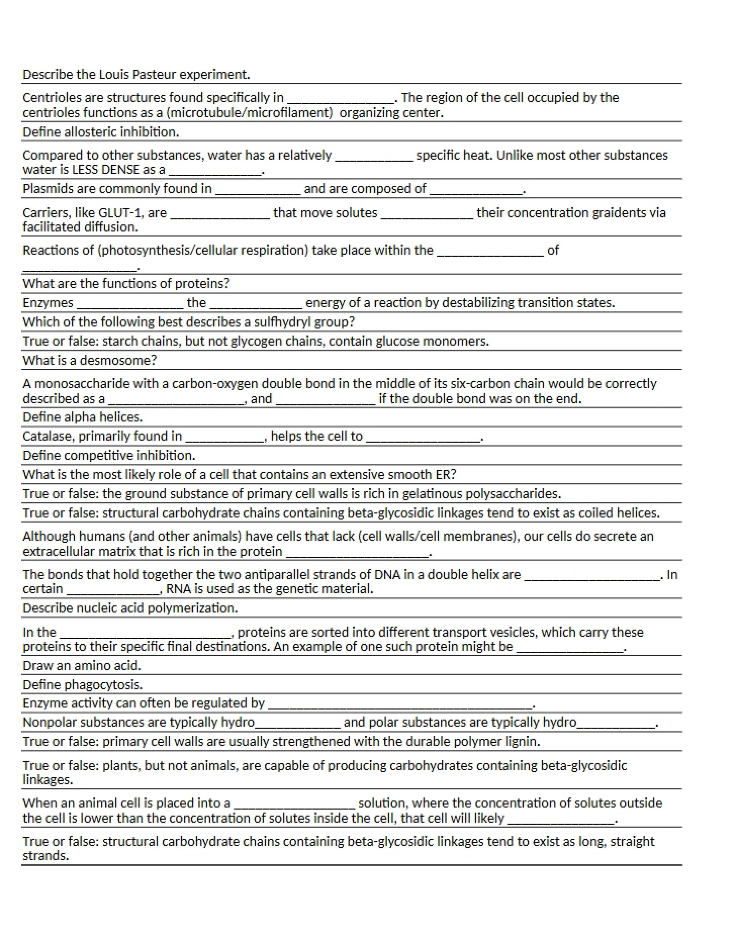 Guide for Study