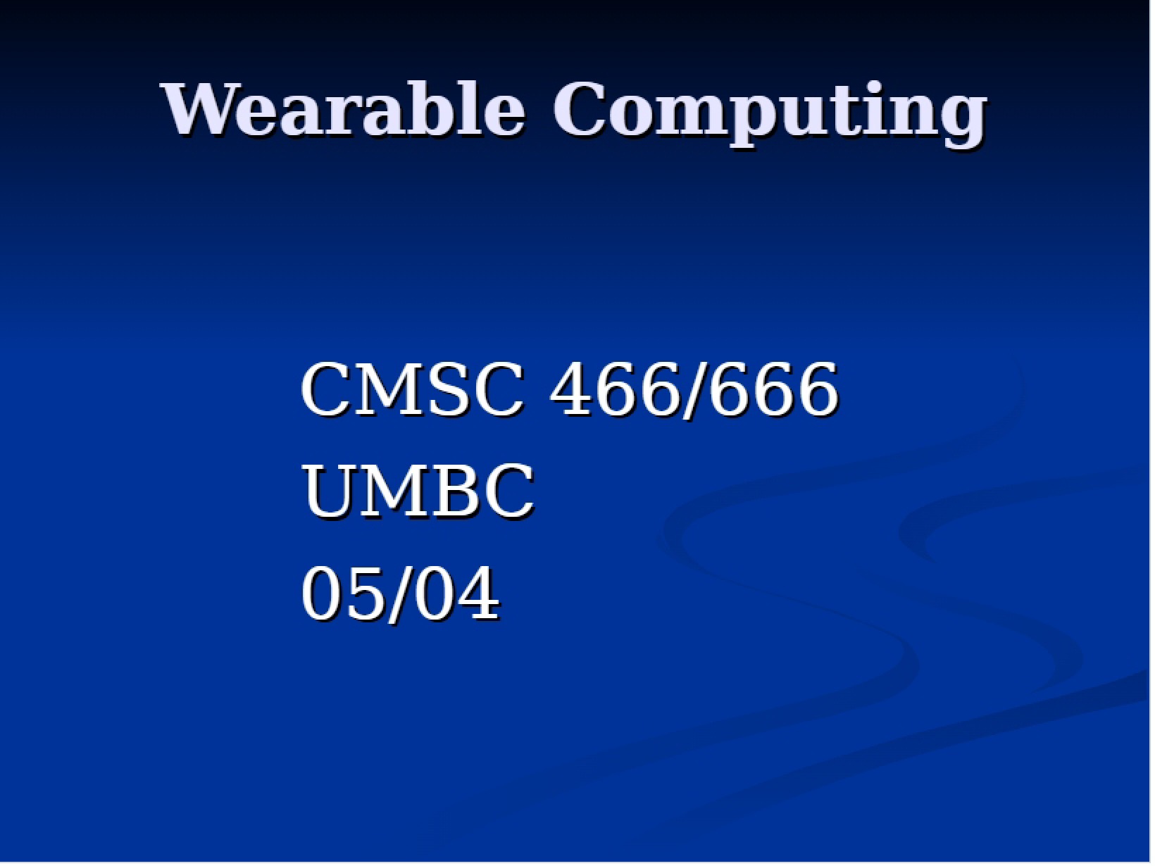 Computing via Wearables