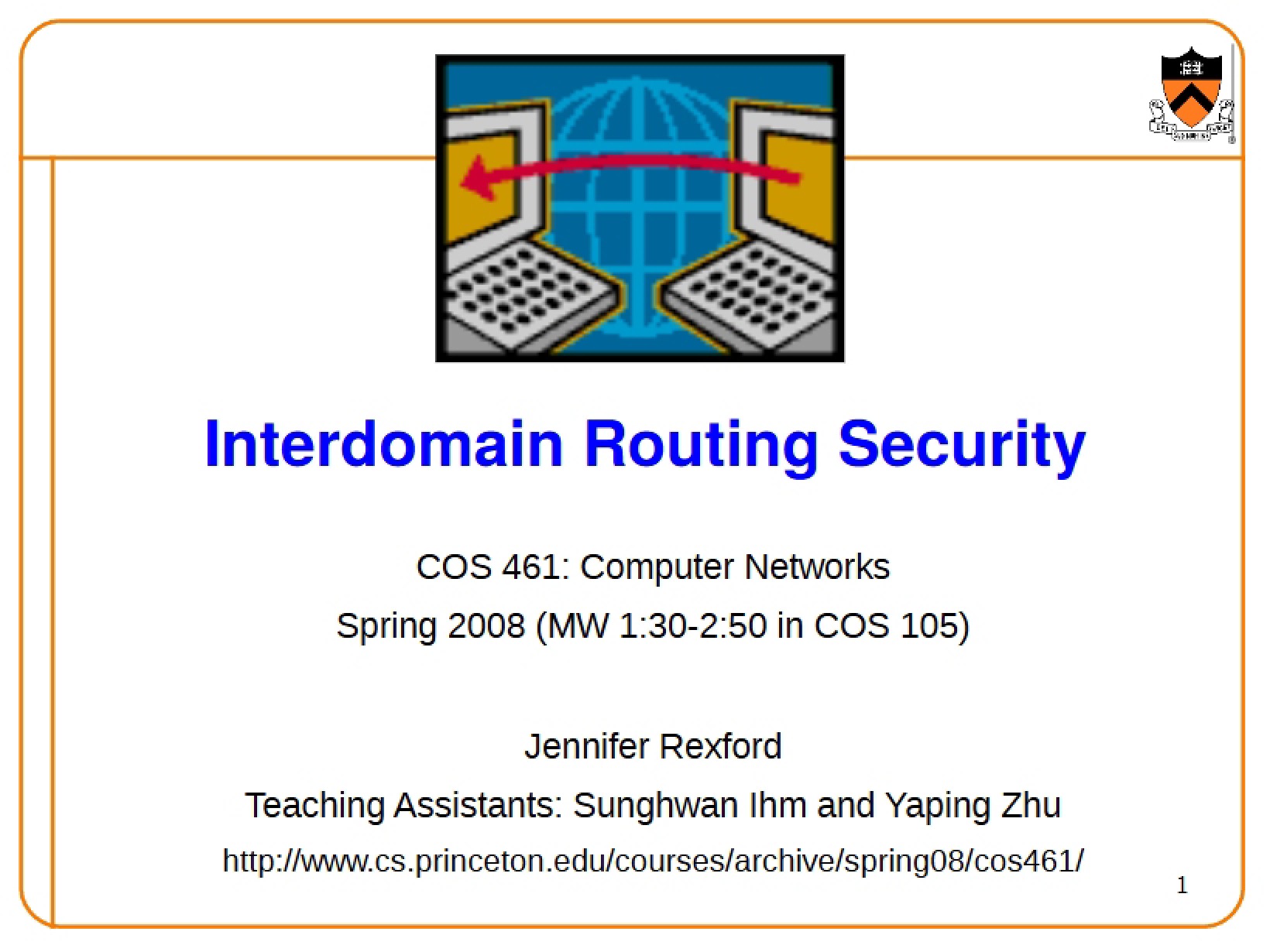 Security of Interdomain Routing