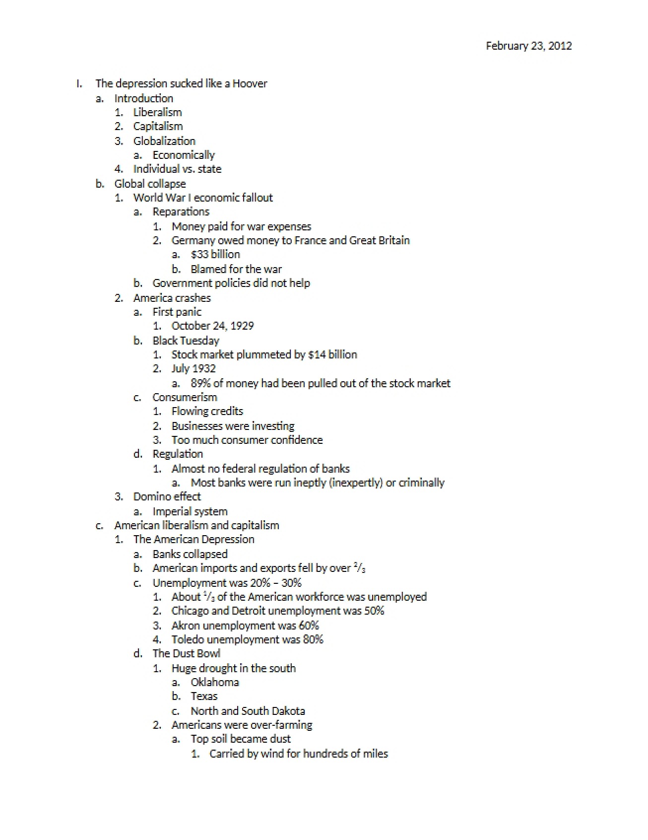 History Notes Modern Era