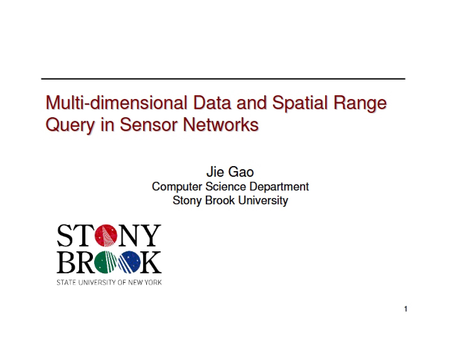 Spatial Range Queries and Multi-Dimensional Data