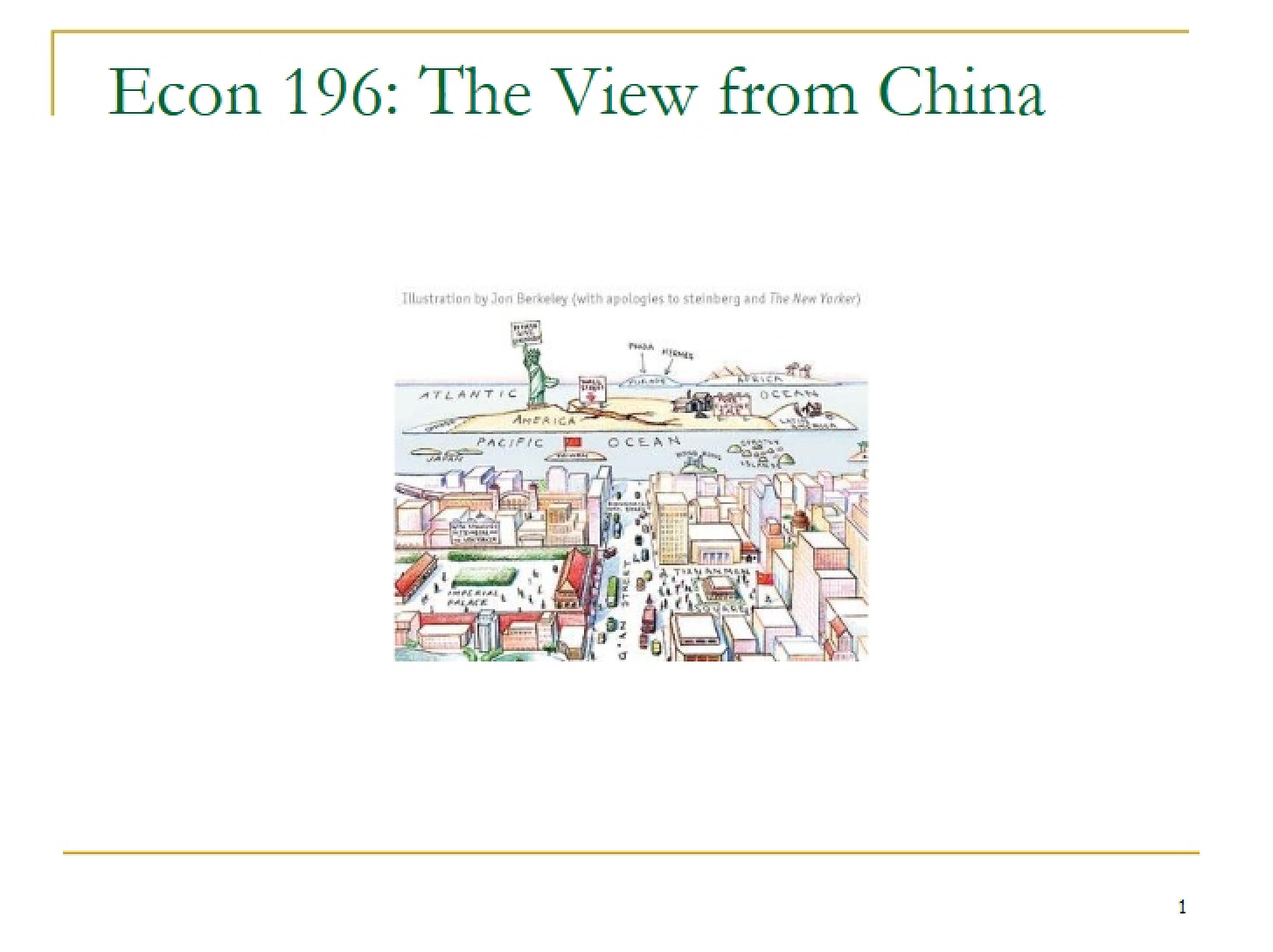 China's View