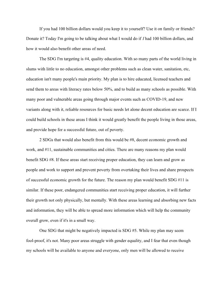 Essay on Ethics