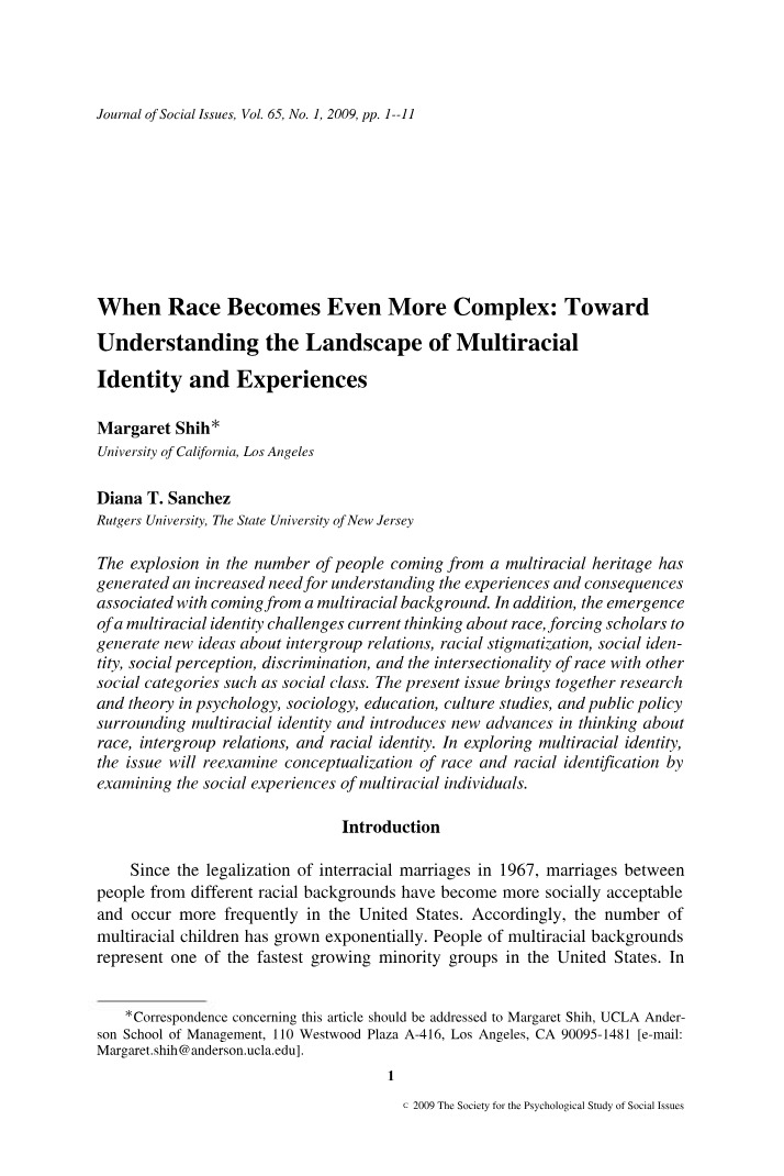 When Race Becomes Even More Complex - COUN6723