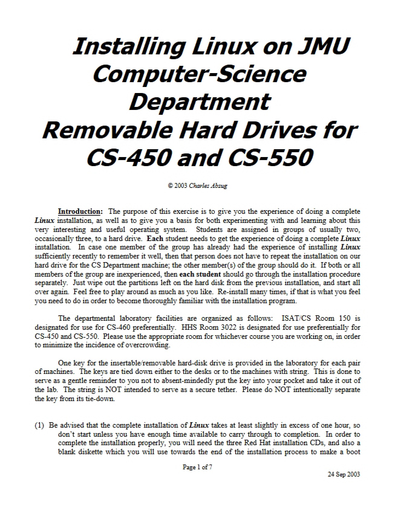 Installing Linux on Removable Hard Drives