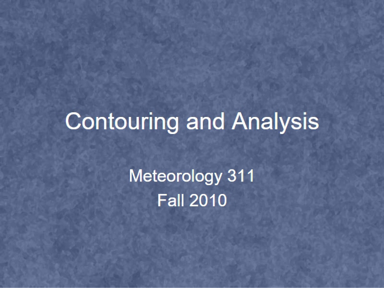 Contouring Techniques from 2010
