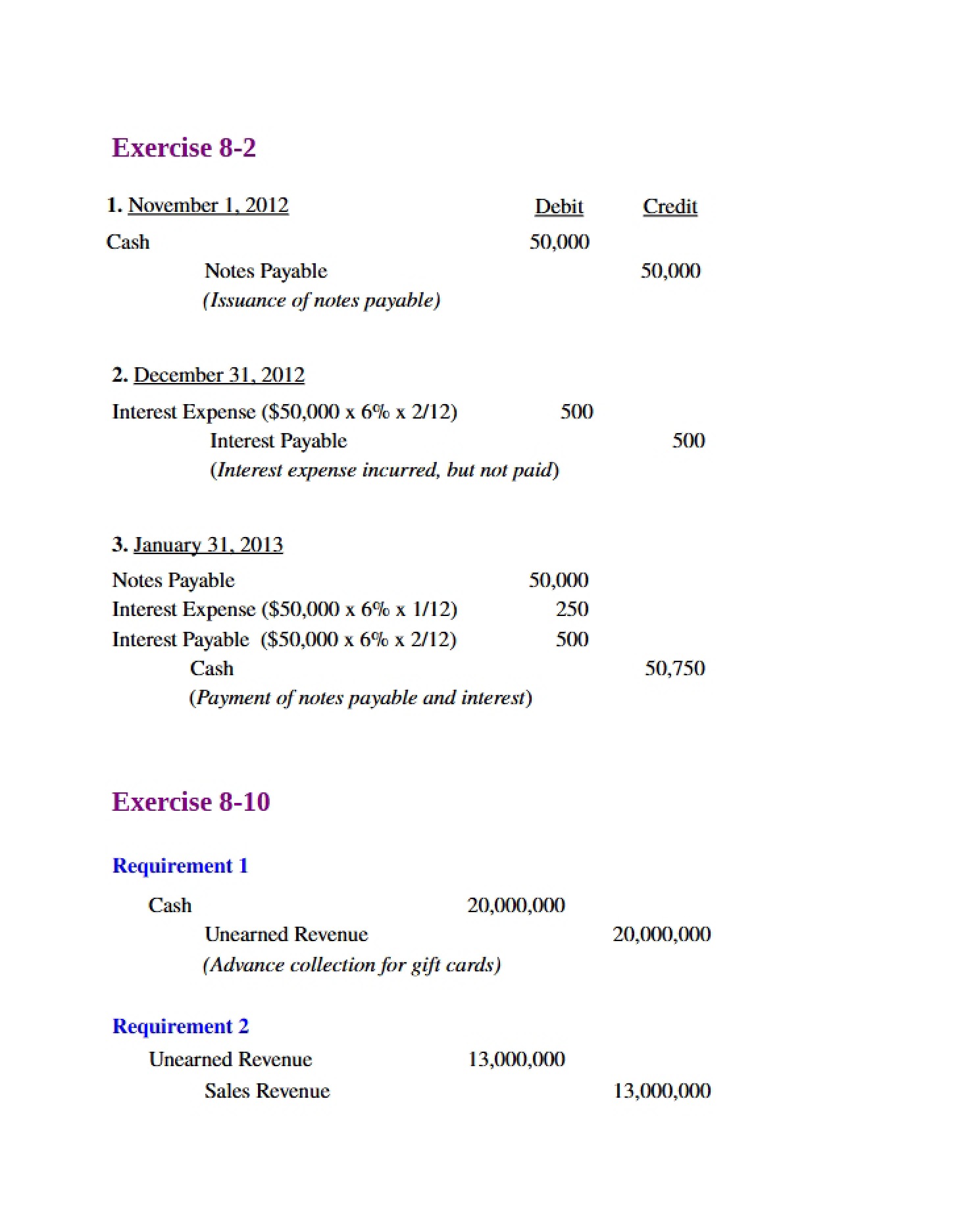 Solutions for Chapter 8 Homework