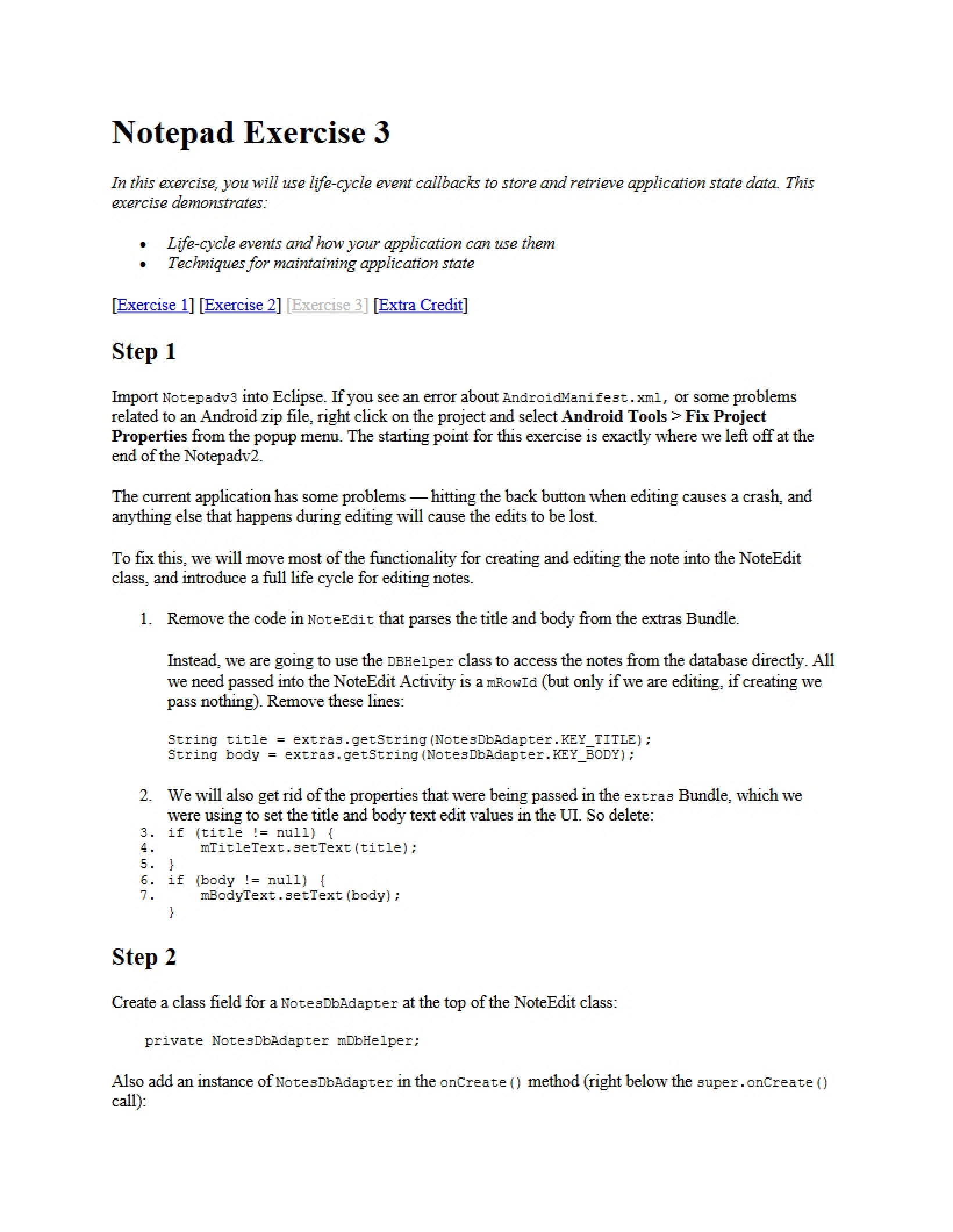 Mobile Systems Exam Prep