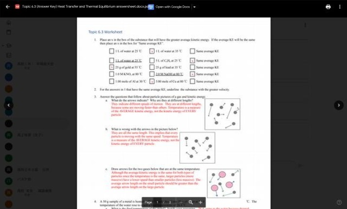 Worksheet for Topic 6.3
