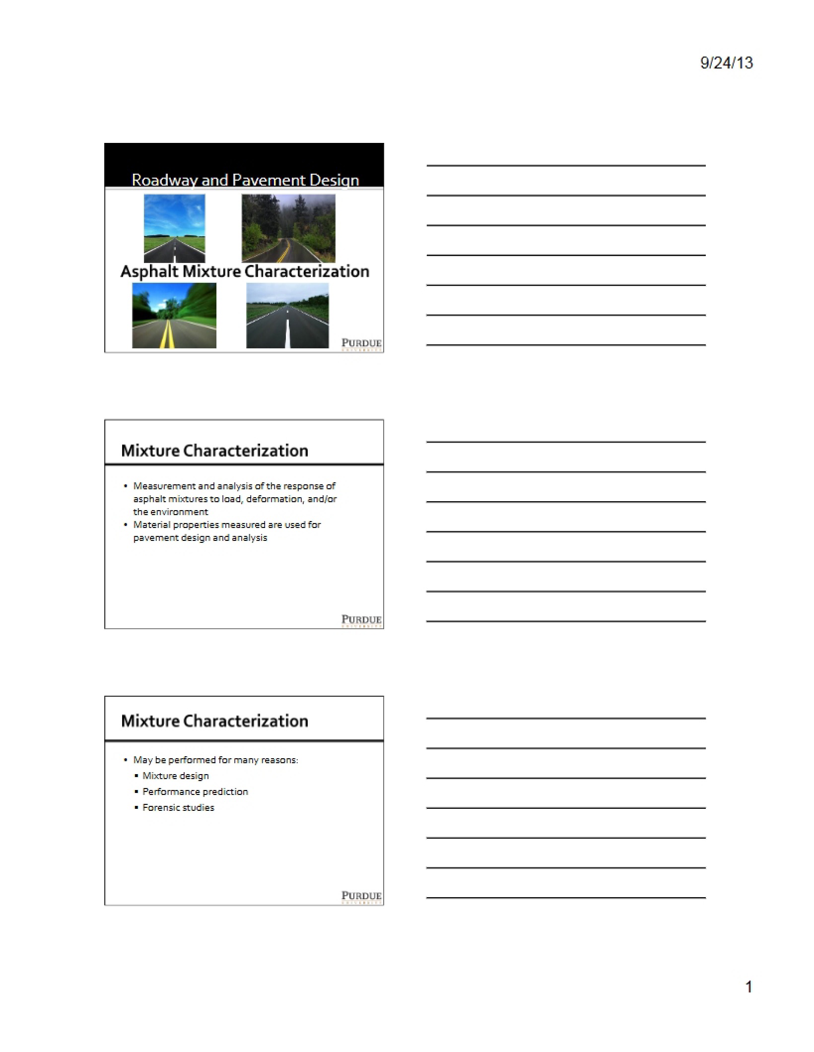 Characterizing Mixtures