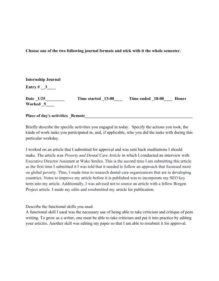 Yv Maciel - Internship Journals