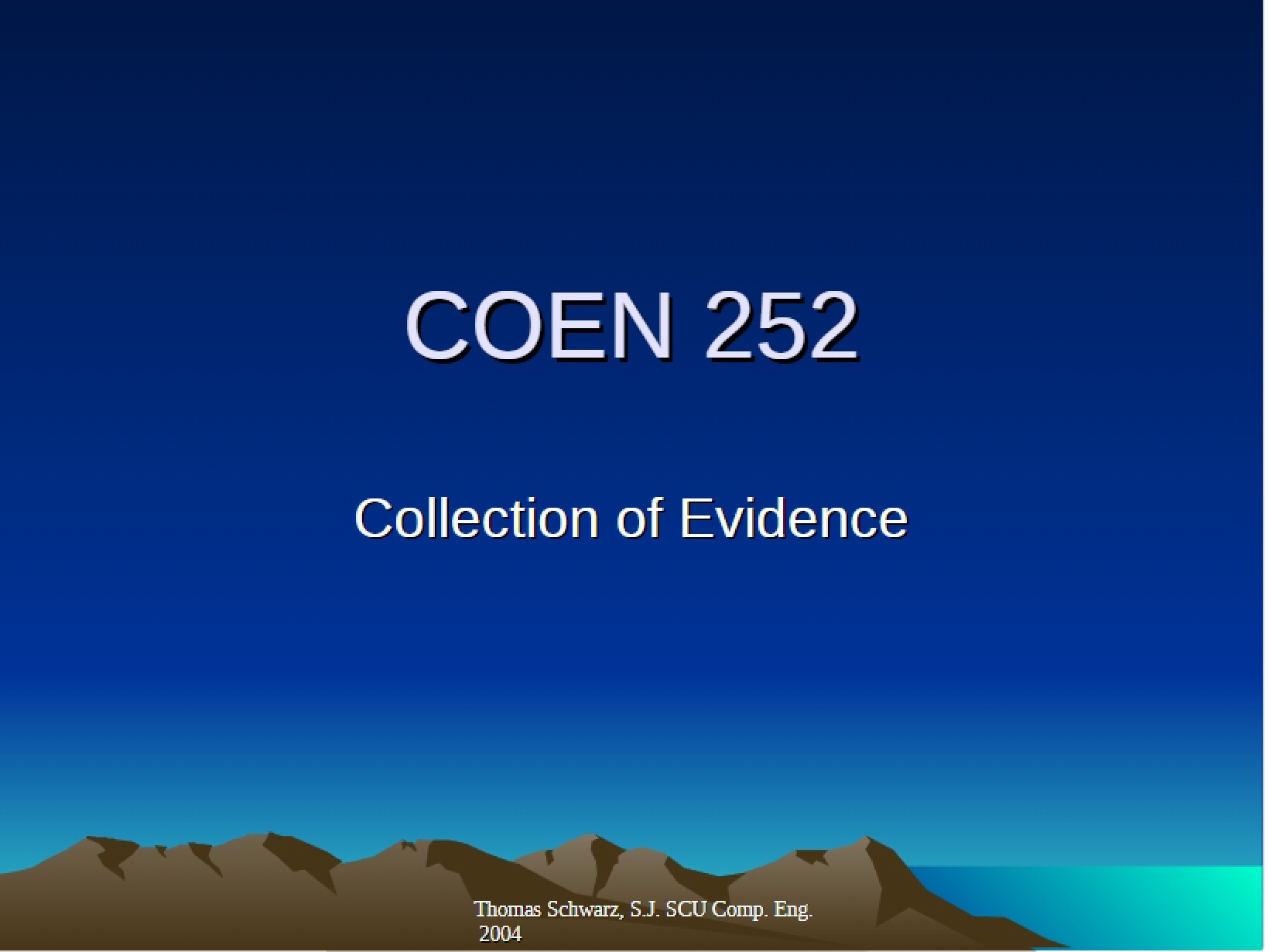 Evidence Collection Notes