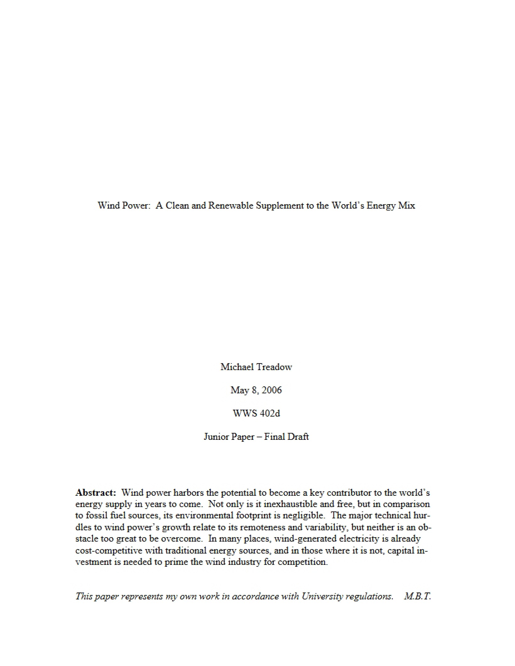 AI Policy Lecture
