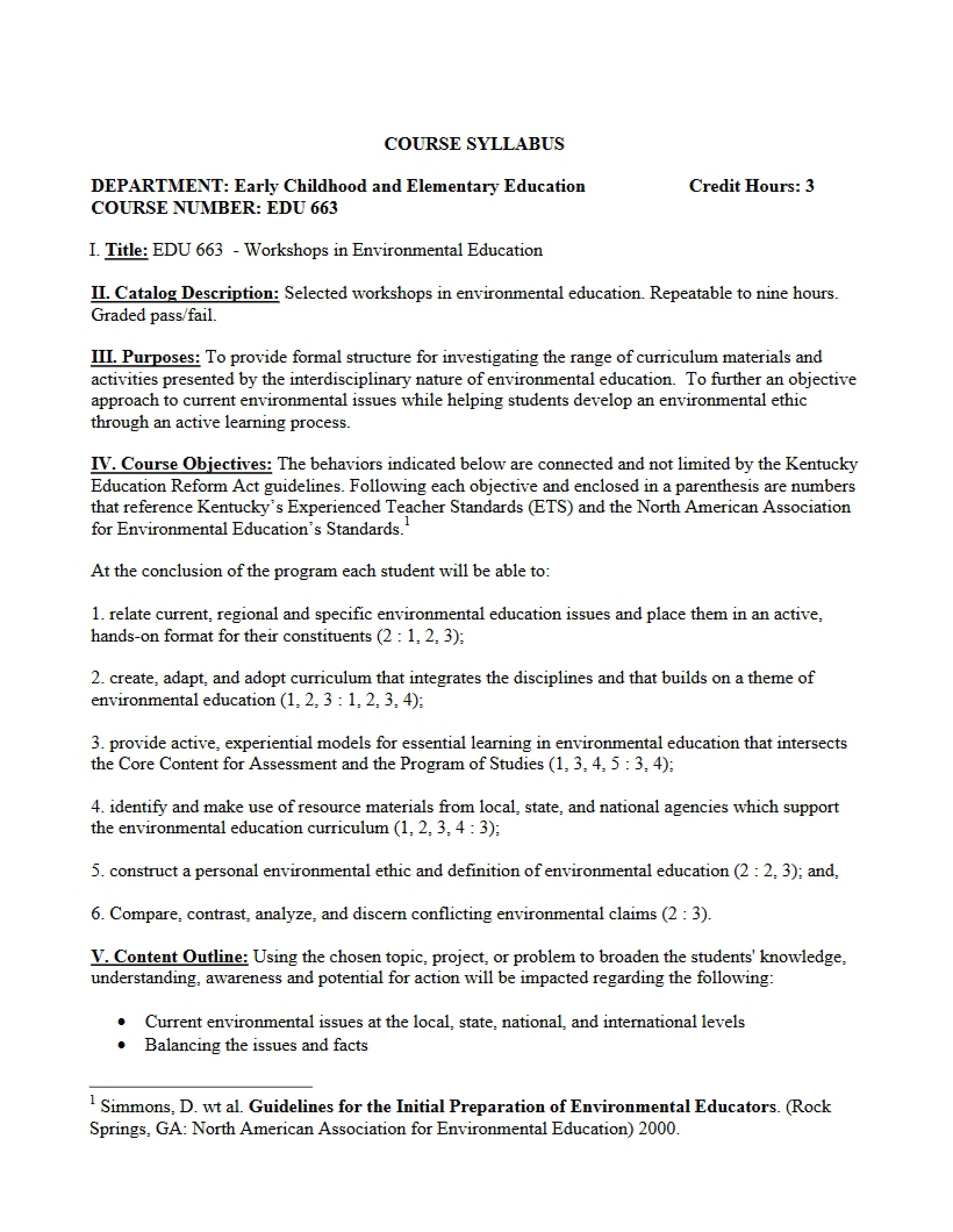 Syllabus