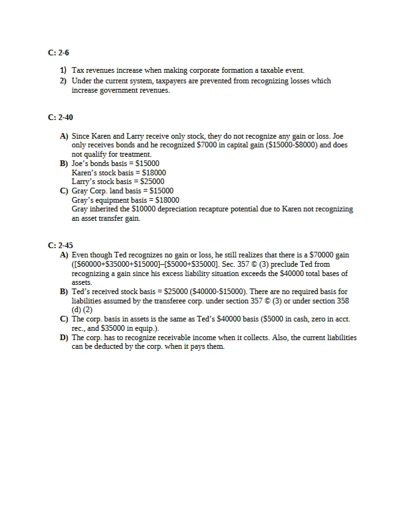Corporate Tax Assignment