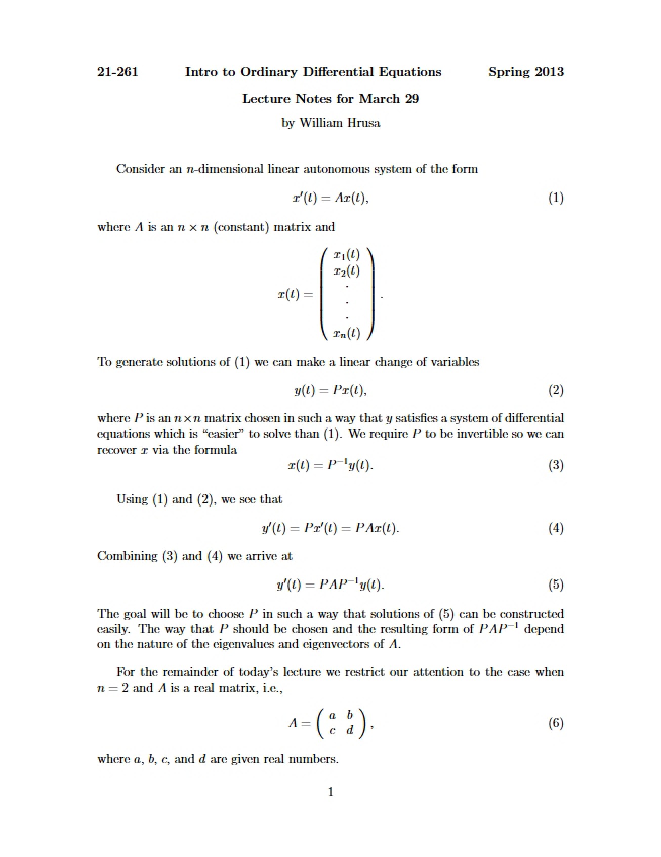 Systems Notes Part 3 (Hrusa)