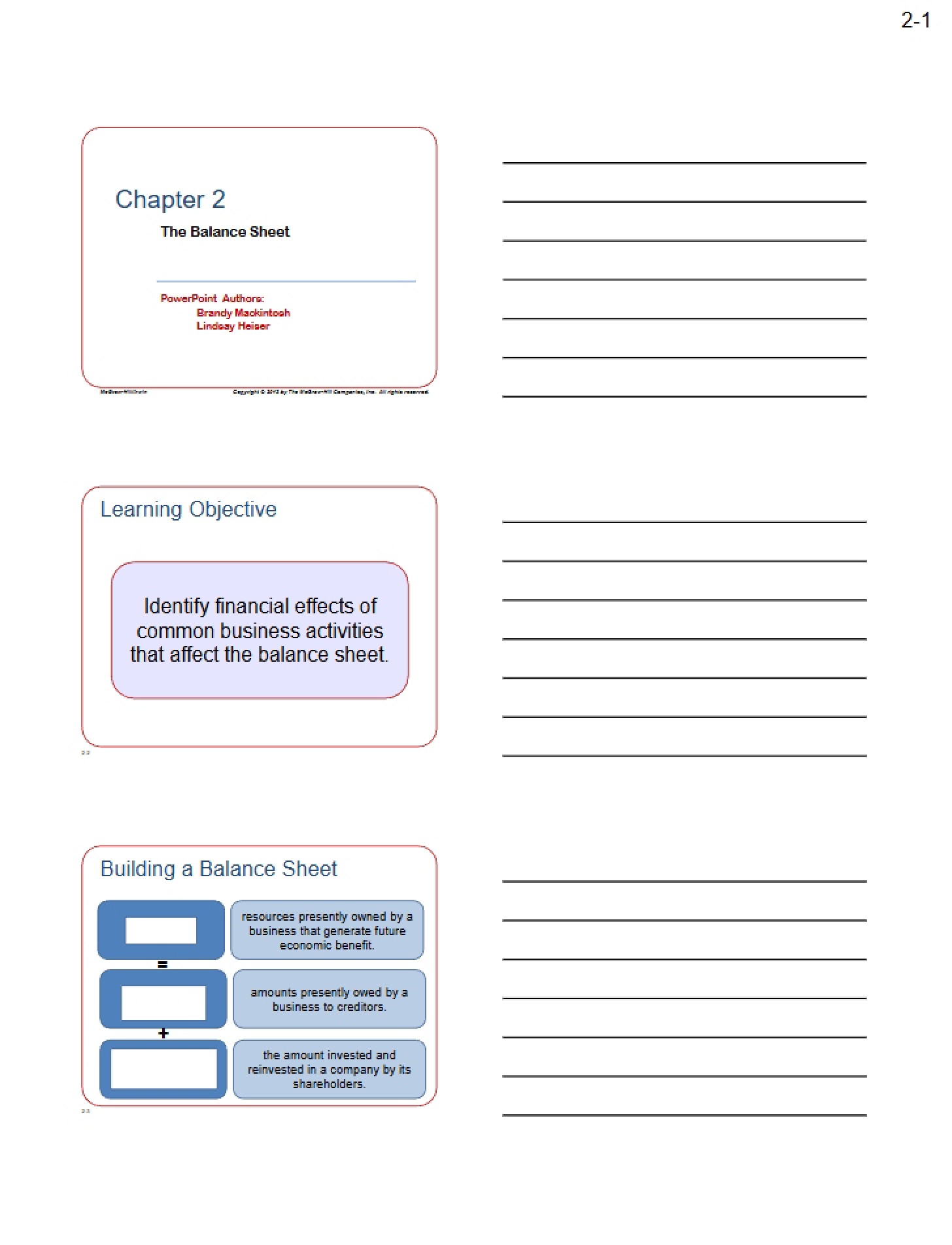 Student Lecture Notes Chapter 2