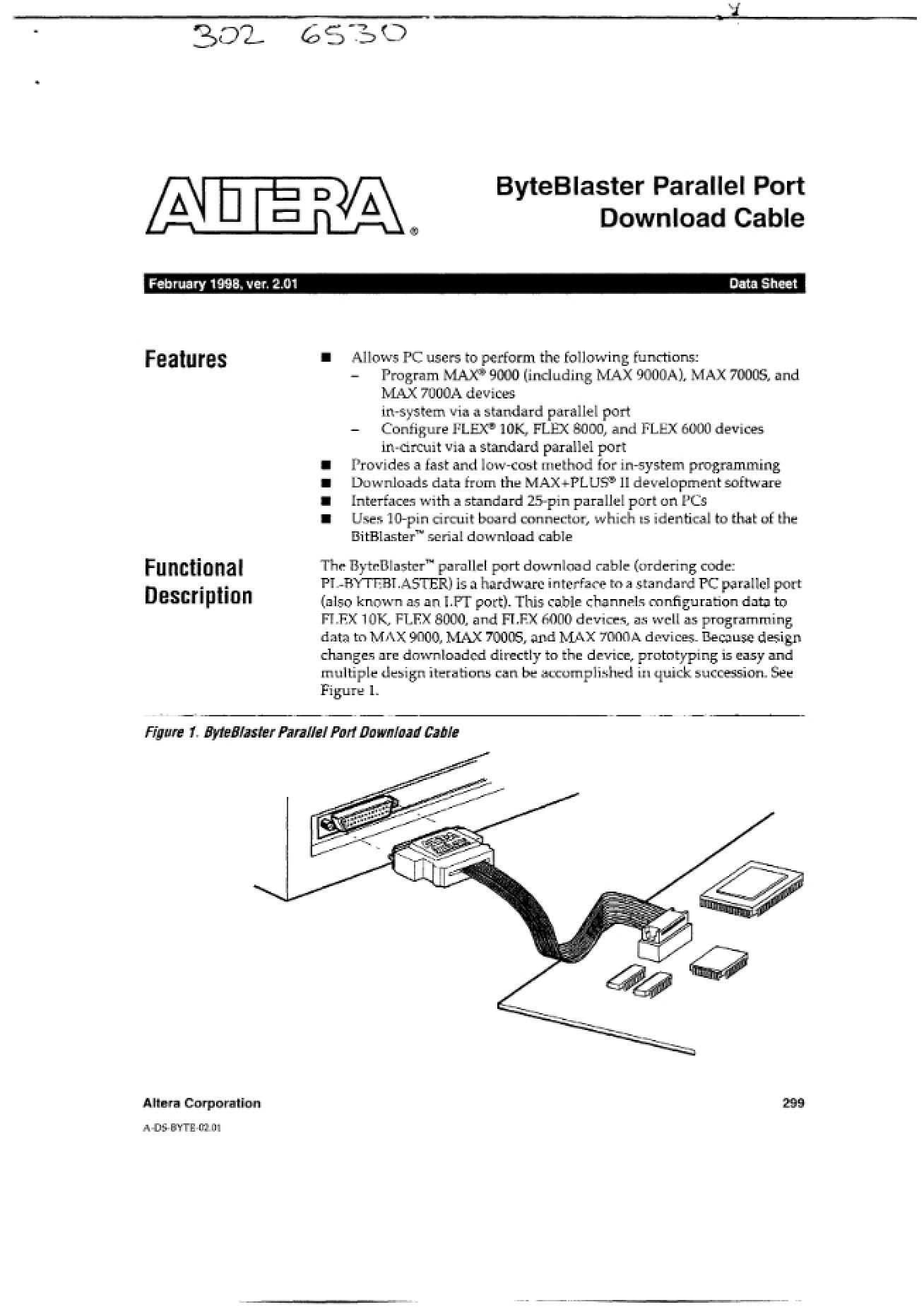 Data Sheet for Cable