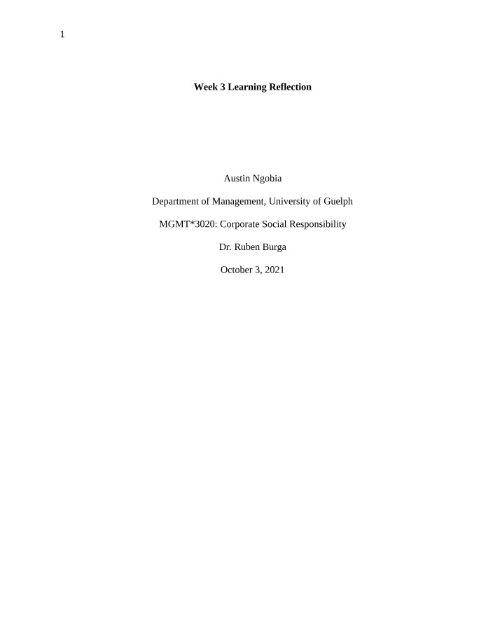 Week 3 Learning Reflection Copy A