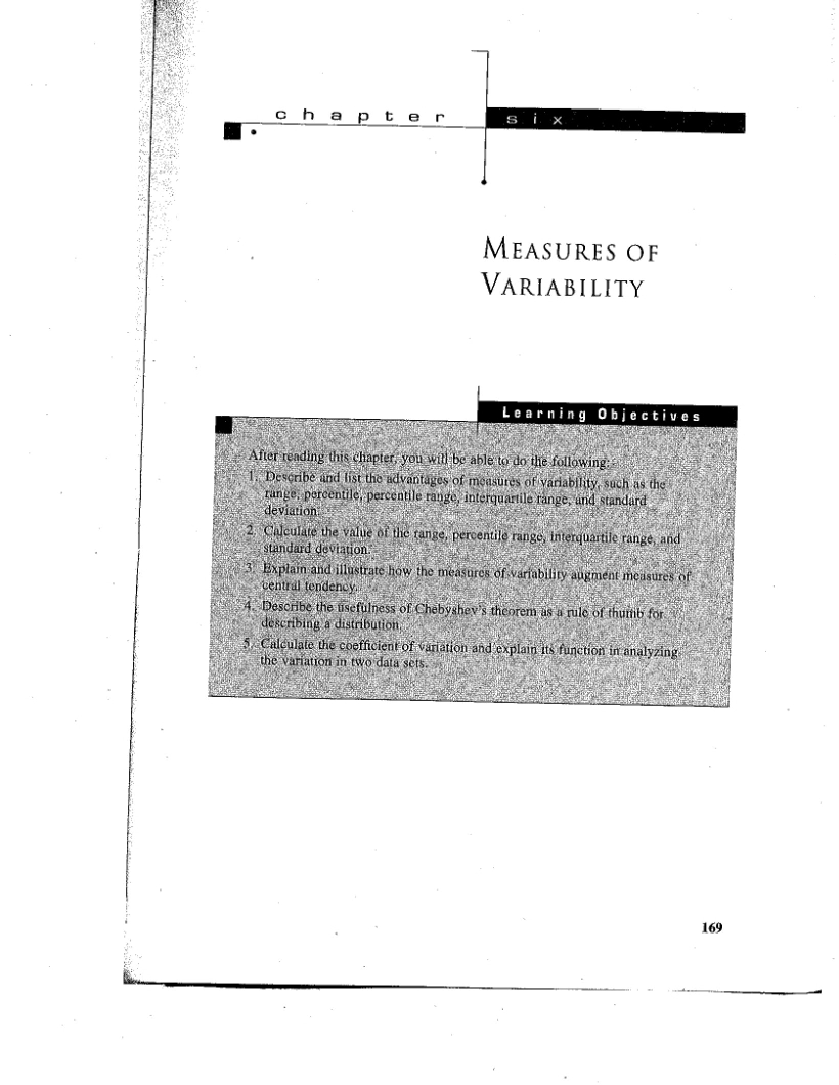 Variability Metrics