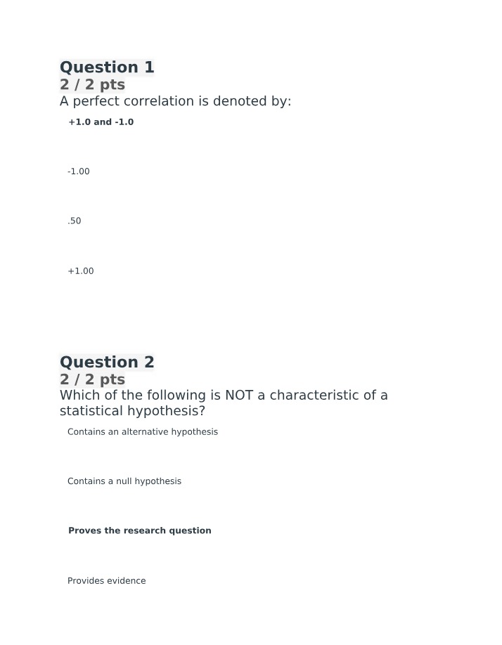 Week 7 Exam