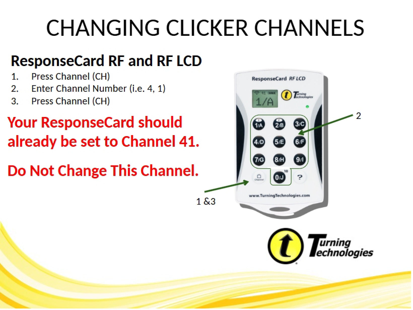 Changing Channels on Clickers