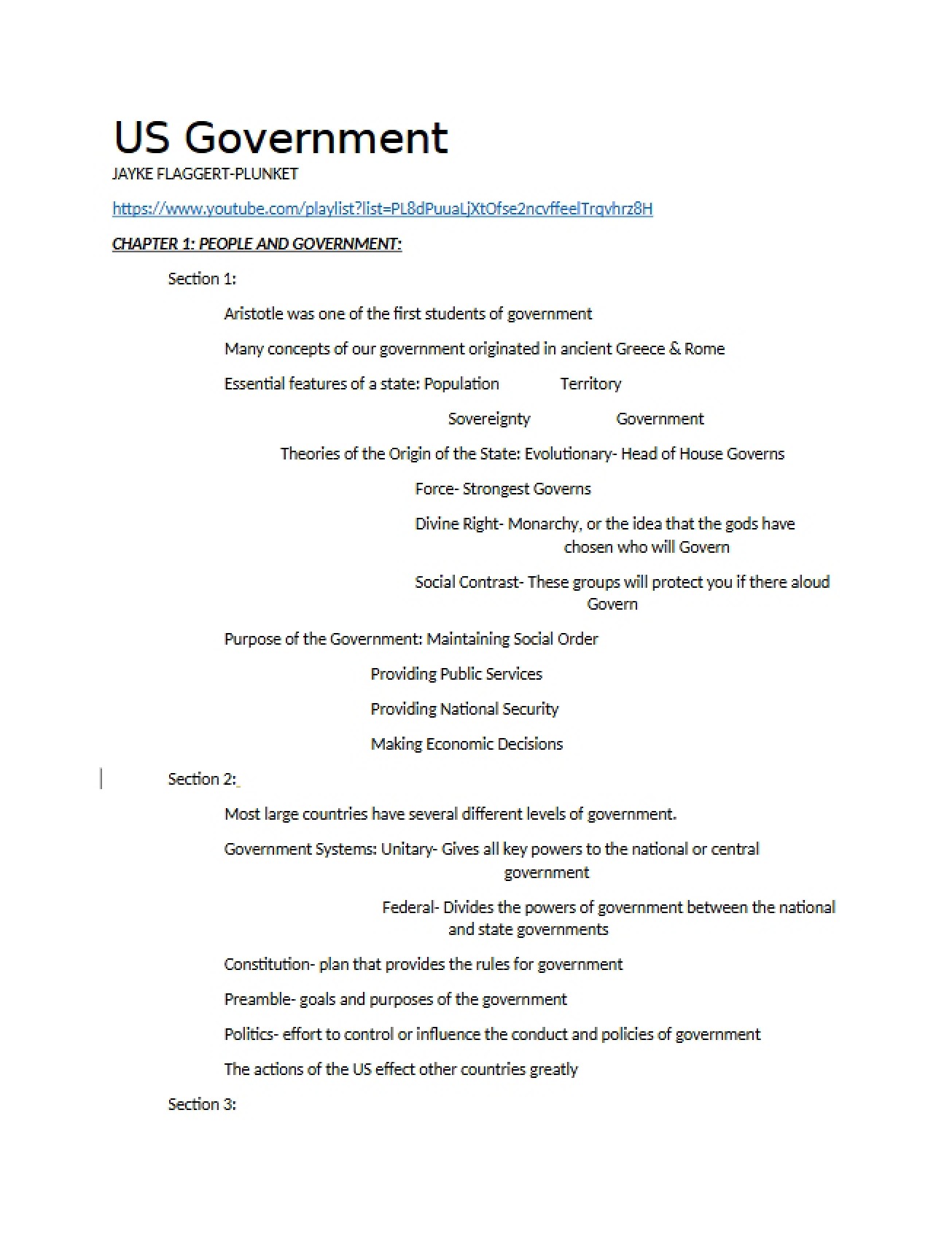 Government and People Chapter 1