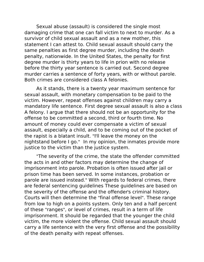Argumentative Essay