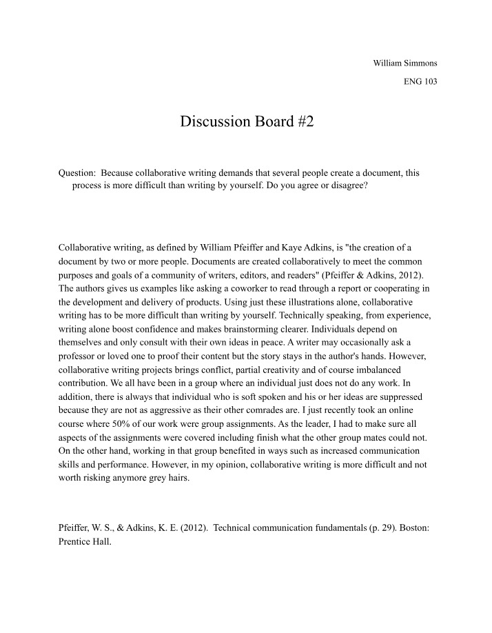 Is Collaborative Writing Harder Pros and Cons