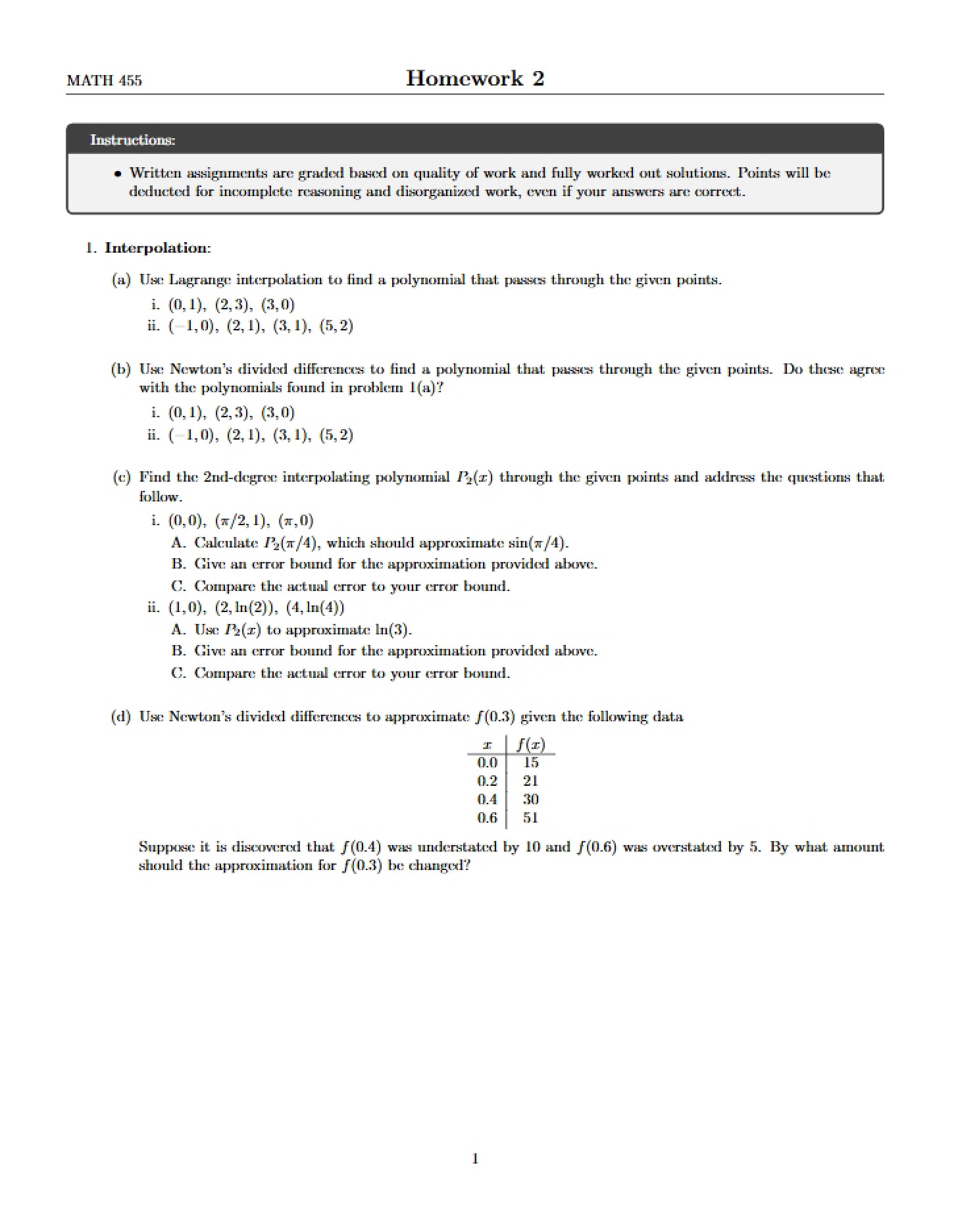 Assignment Two